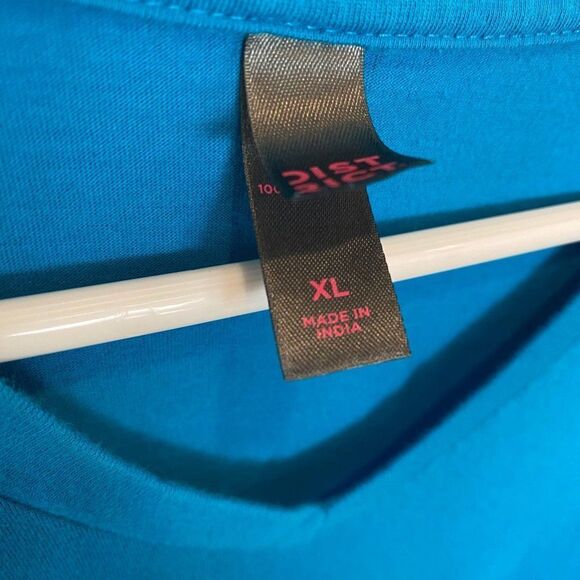 Seattle Seafair Beautiful Bright Blue Angels V-Neck T-shirt, Size XL - Picture 4 of 7